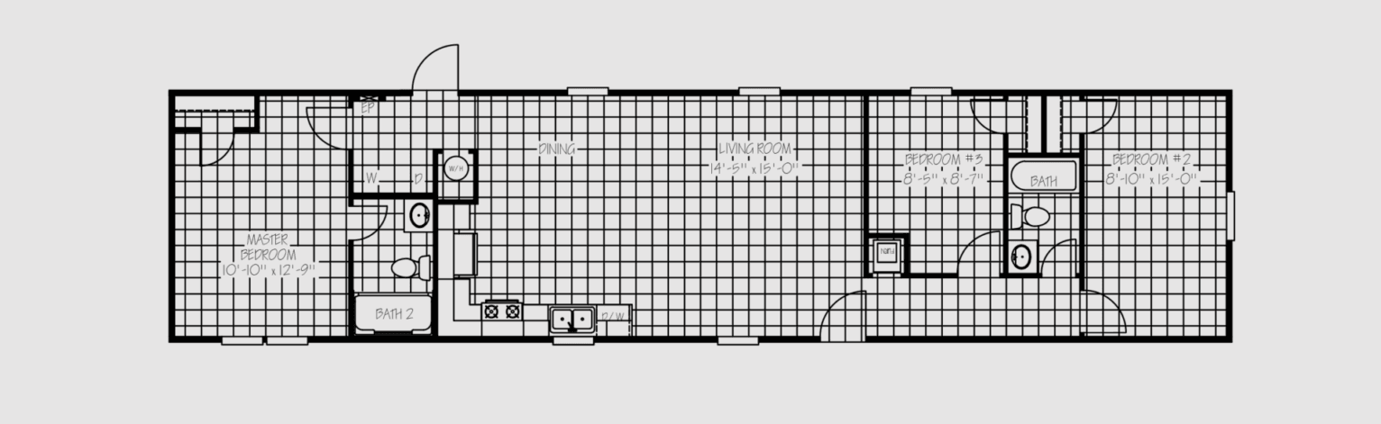 The Pufferfish floor plan
