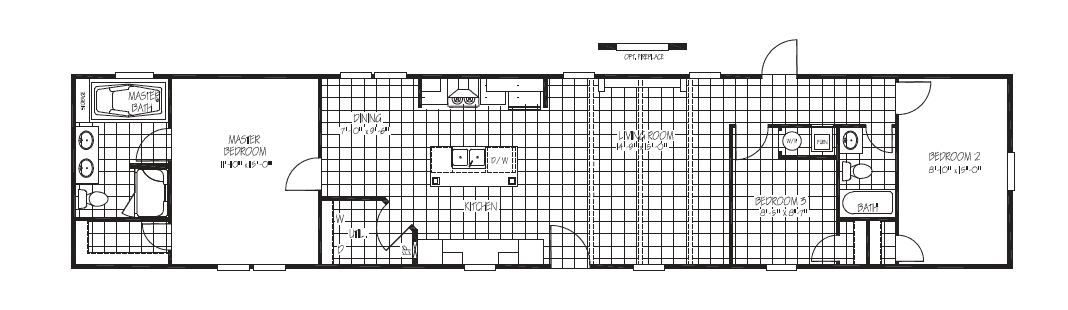 The Redfish floor plan
