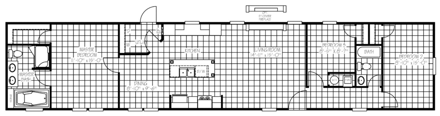 The Skipjack floor plan