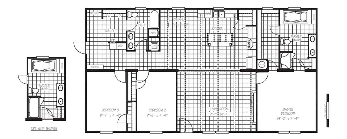 The Blackfin floor plan