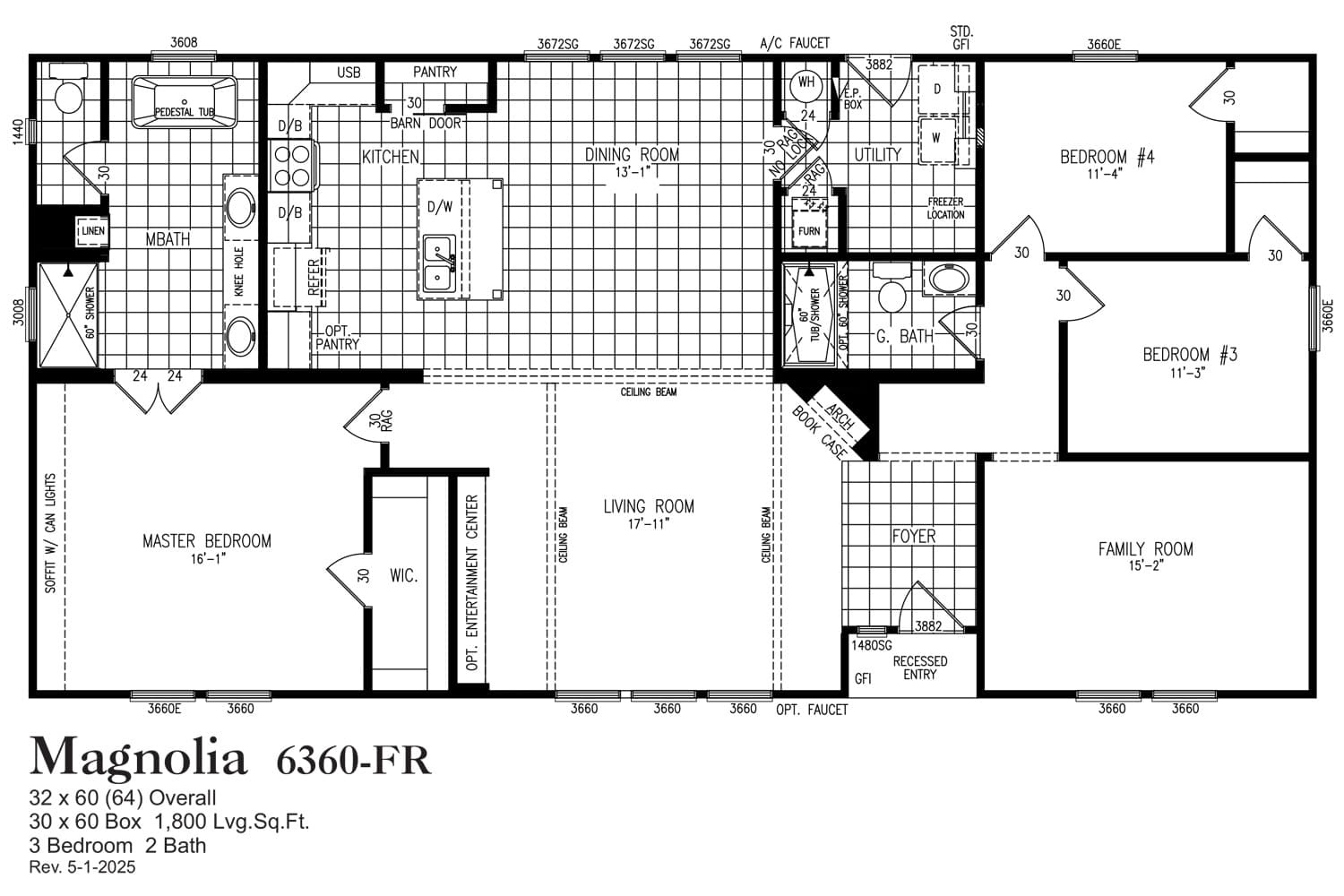 The Reindeer floor plan