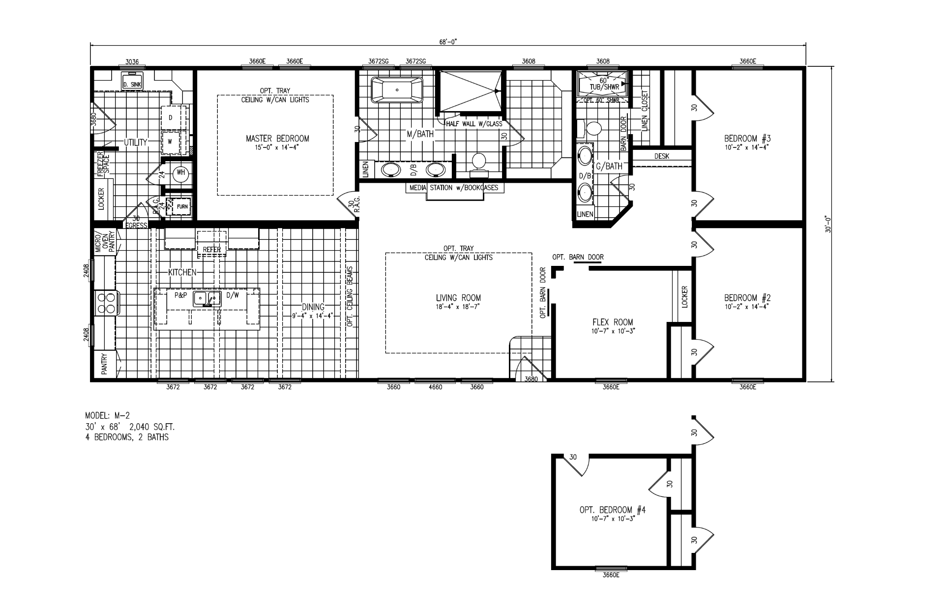 The Moose floor plan