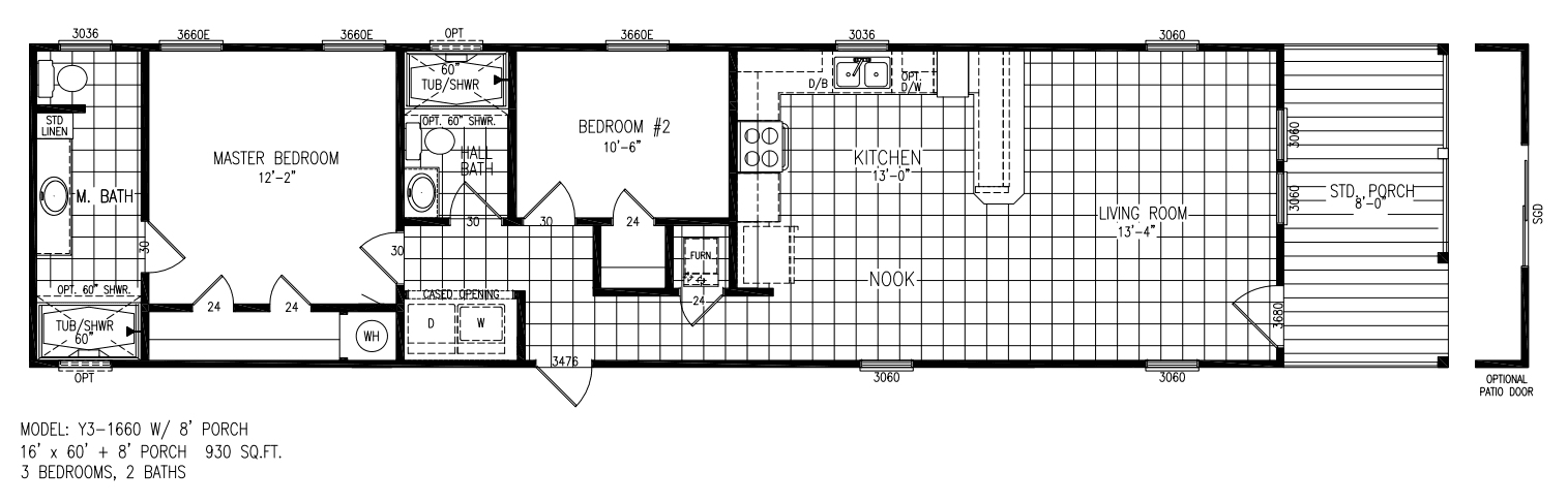 The Buck floor plan