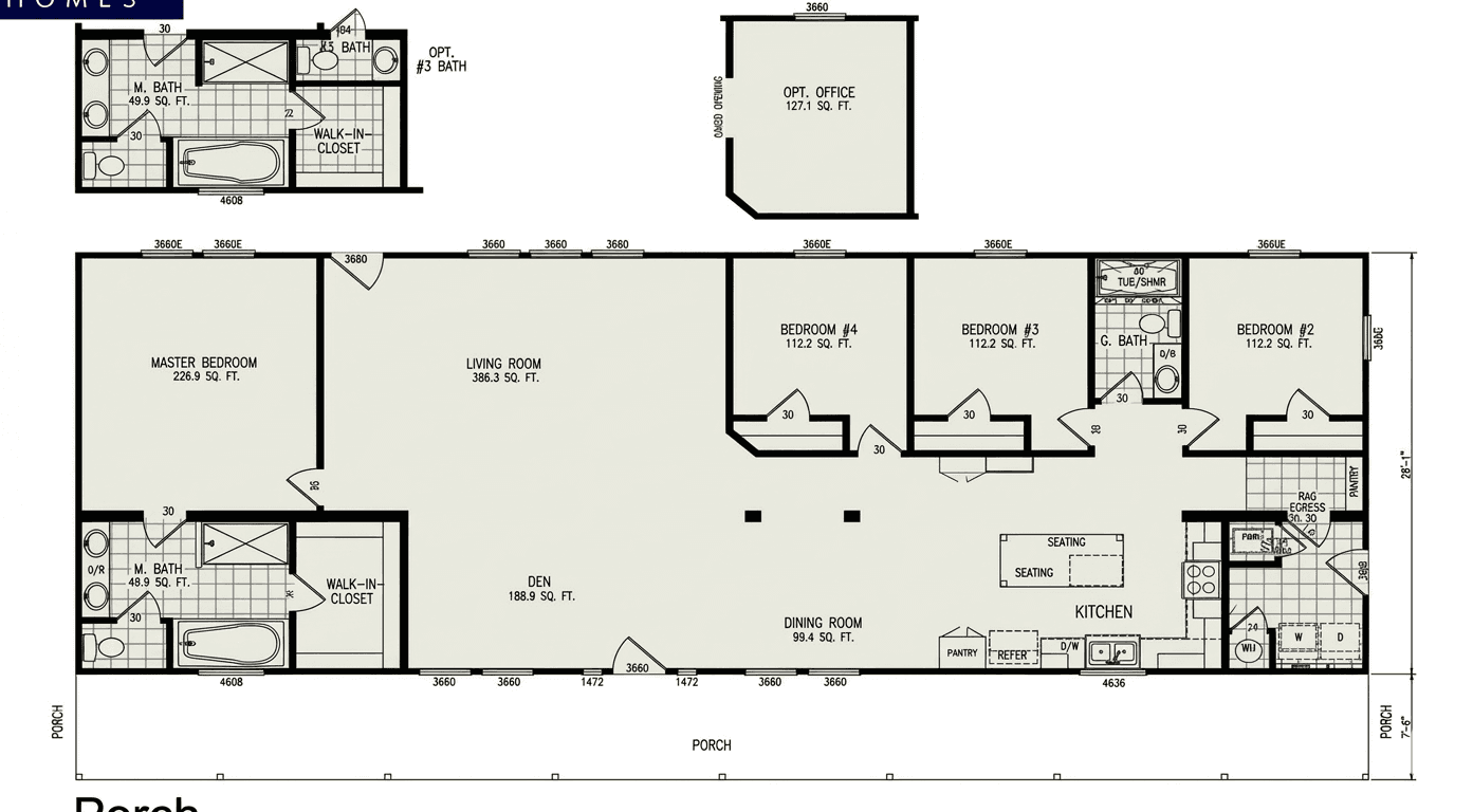 The Ranch floor plan